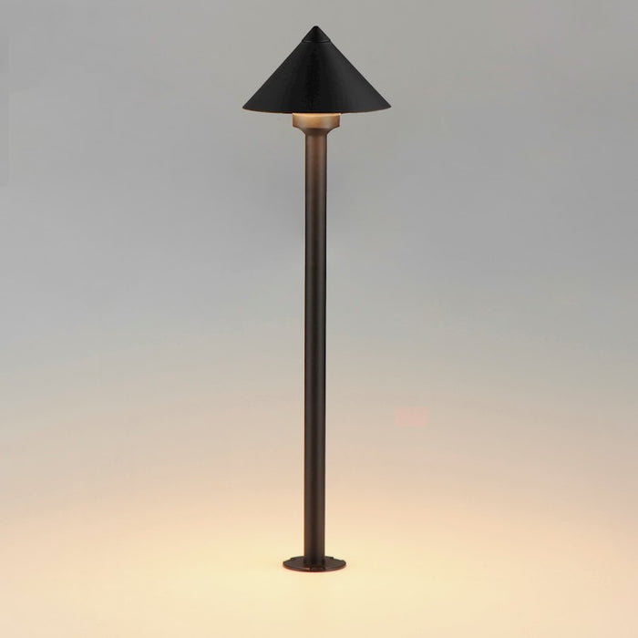 ET2 Lighting Alumilux Landscape Cone 1 Light/24" Pole, Black