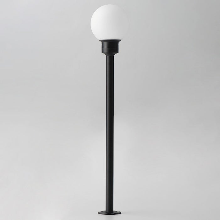 ET2 Lighting Alumilux Landscape Globe 1 Light/16" Pole, Black/WH