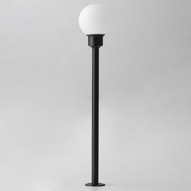 ET2 Lighting Alumilux Landscape Globe 1 Light/16" Pole, Black/WH