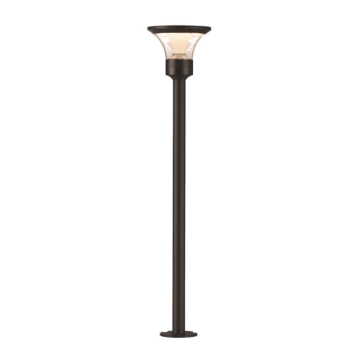 ET2 Alumilux Landscape FH 1 Light/24" Pole, BK/Clear/WH - E41455-10BK-24