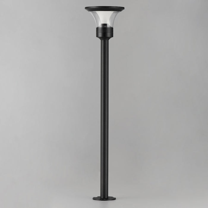 ET2 Alumilux Landscape FH 1 Light/24" Pole, BK/Clear/WH