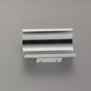 ET2 Alumilux 8in 1-Light LED Outdoor Wall Sconce | Modern Satin Aluminum | Entryway & Covered Patio | 7.88 x 5.7 in | Model E41485-SA