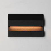 ET2 Brink 5in 1-Light Step Light | Modern Matte Black Aluminum | Outdoor Stairs & Pathway | 5 x 3.25 in | Model E41510-BK