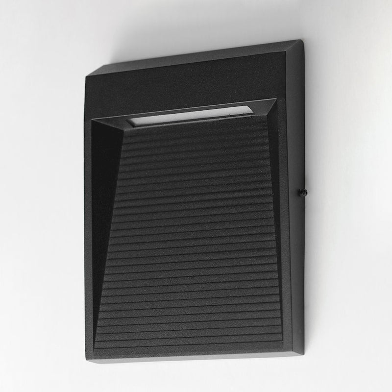 ET2 Lighting Steppes 1 Light LED Outdoor Wall Sconce, Black
