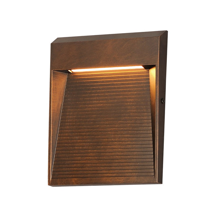 ET2 Lighting Steppes 1 Light LED Outdoor Sconce, Antique Bronze - E41556-ANB