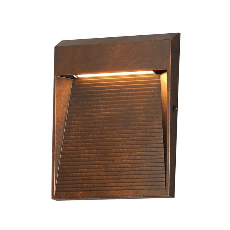 ET2 Lighting Steppes 1 Light LED Outdoor Sconce, Antique Bronze