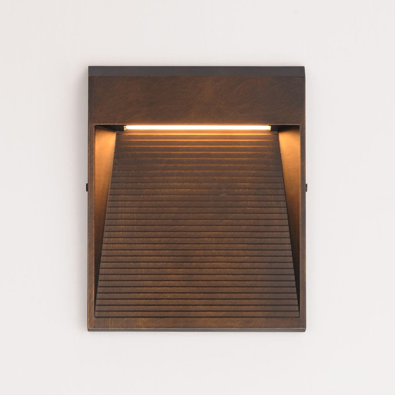 ET2 Lighting Steppes 1 Light LED Outdoor Sconce, Antique Bronze