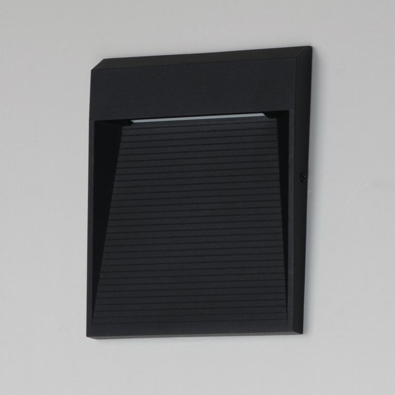 ET2 Lighting Steppes 1 Light LED Outdoor Sconce, Black