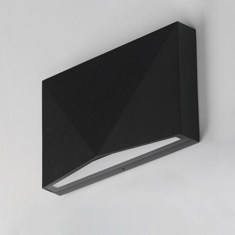 ET2 Fractal 5in 1-Light Step Light | Modern Black Aluminum | Outdoor Stairs & Pathways | 5 x 3.25 x 1.25 in | Model E41560-BK