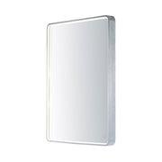 ET2 Lighting LED Rectangular Mirror, Brushed Aluminum