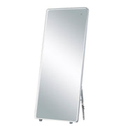 ET2 Lighting LED Free Standing Mirror, Brushed Aluminum