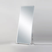 ET2 Lighting LED Free Standing Mirror, Brushed Aluminum