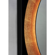 ET2 Lighting Floating LED Mirror Square 31.5" in Gold Leaf/Black