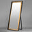 ET2 Lighting Floating 1Lt 30"x67" LED Standing Mirror, Gold/Black