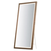 ET2 Lighting Sawyer 1 Light 68"x32" Oak Framed LED Mirror, Oak - E42057-OK