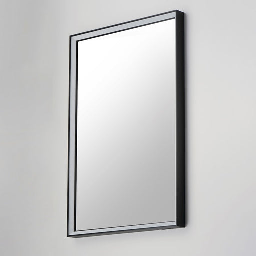 ET2 Lighting Bevel 1 Light 24''x30'' LED Mirror, Black