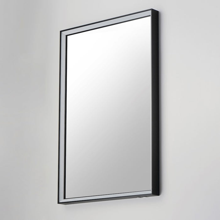 ET2 Lighting Bevel 1 Light 24''x30'' LED Mirror, Black