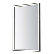 ET2 Lighting Bevel 1 Light 30''x36'' LED Mirror, Black - E42062-BBK