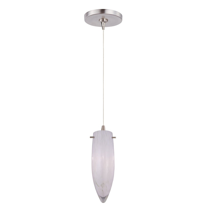 ET2 Lighting Bevel 1 Light 60''x28'' LED Mirror, Satin Nickel