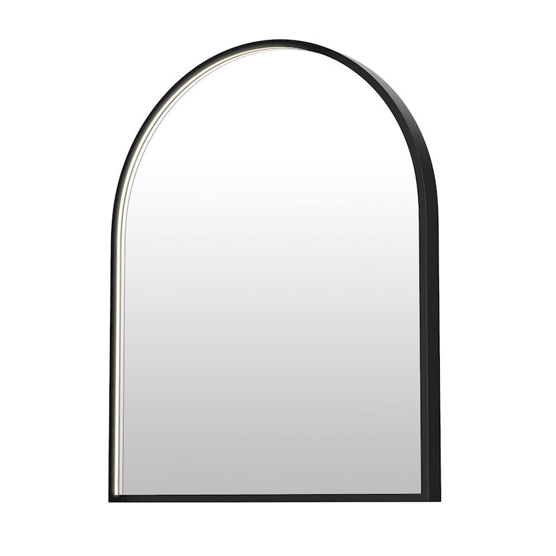 ET2 Lighting Elisse Arch 1 Light 24''x30'' Arch LED Mirror, Black