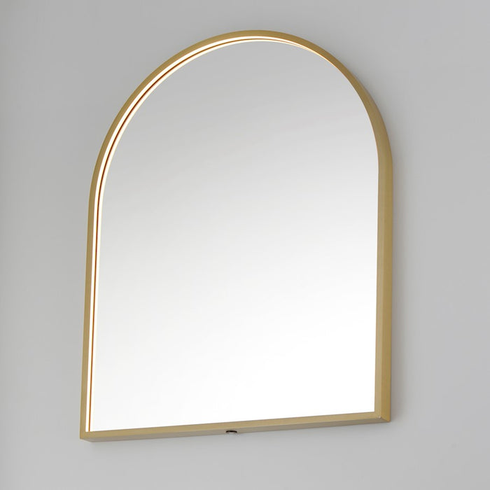 ET2 Lighting Elisse Arch 1 Light 24''x30'' LED Mirror, Gold