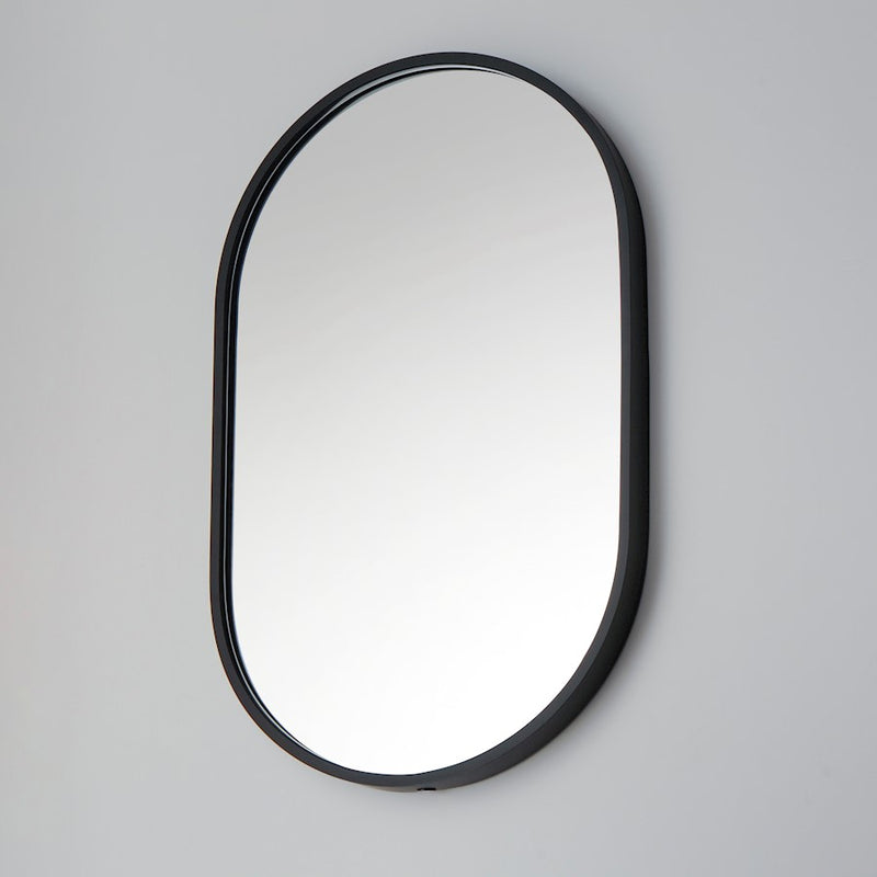 ET2 Lighting Elisse Oval 1 Light 20''x32'' Oval LED Mirror, Black