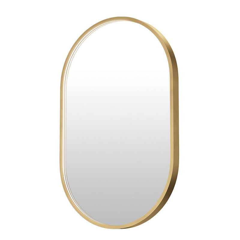 ET2 Lighting Elisse Oval 1 Light 20"x32" Oval LED lirror, Gold - E42071-GLD