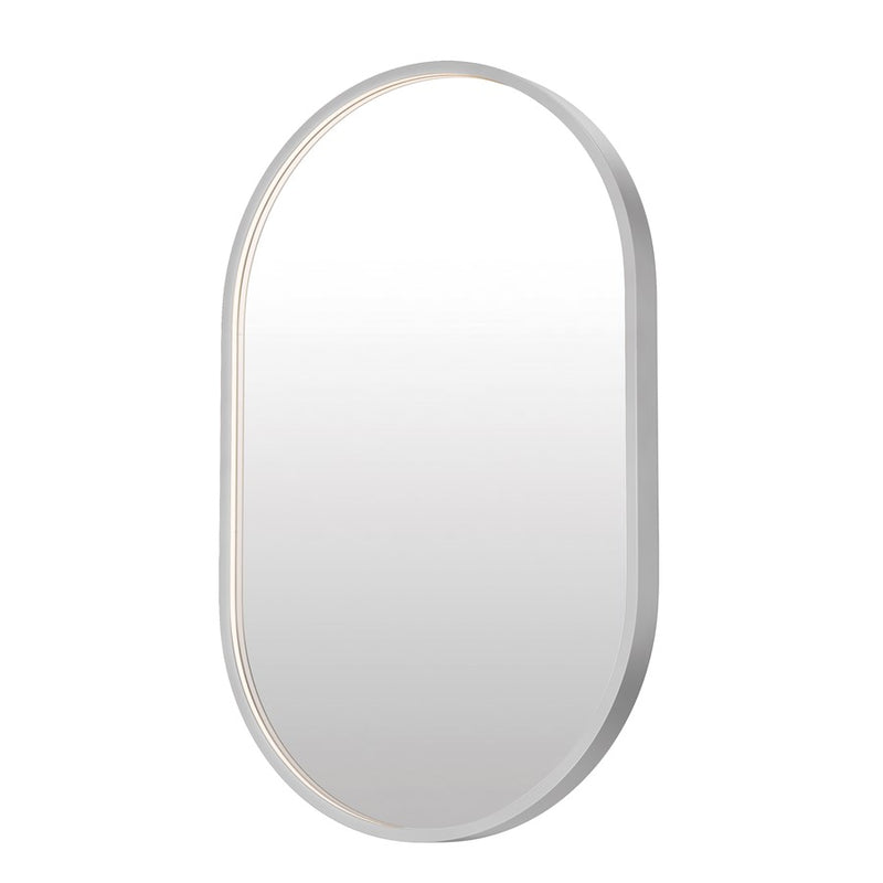 ET2 Lighting Elisse 1 Light LED 32" Mirror, Satin Nickel - E42071-SN