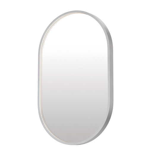 ET2 Lighting Elisse 1 Light LED 32" Mirror, Satin Nickel - E42071-SN