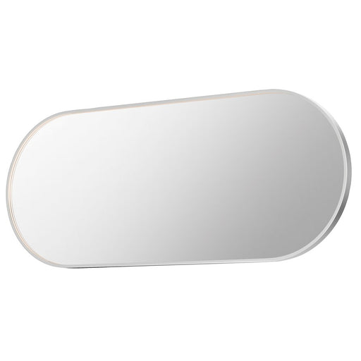 ET2 Lighting Elisse 1 Light LED 28" Mirror, Satin Nickel - E42072-SN