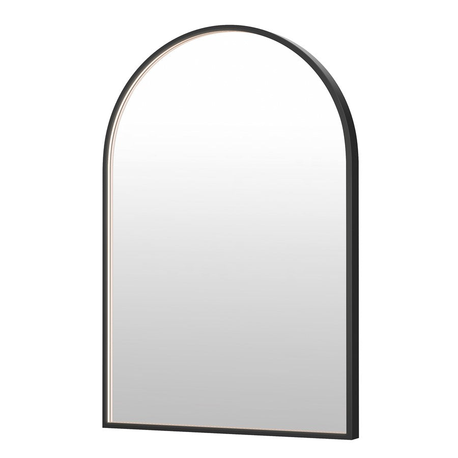 ET2 Lighting Elisse 1 Light LED Arch Mirror, Black - E42073-BK