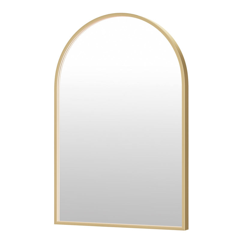 ET2 Lighting Elisse 1 Light LED Arch Mirror, Gold