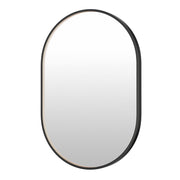 ET2 Lighting Elisse 1 Light LED Oval Mirror, Black - E42074-BK