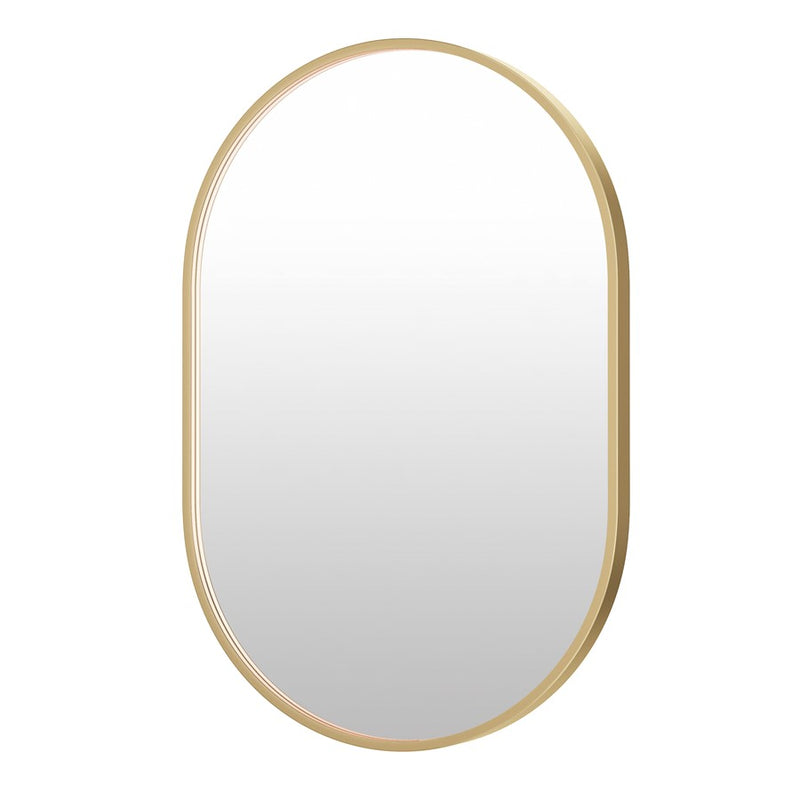 ET2 Lighting Elisse 1 Light LED Oval Mirror, Gold - E42074-GLD