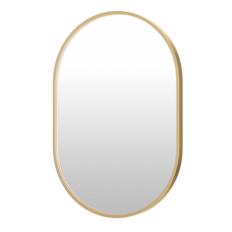 ET2 Lighting Elisse 1 Light LED Oval Mirror, Gold
