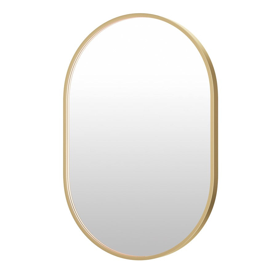 ET2 Lighting Elisse 1 Light LED Oval Mirror, Gold - E42074-GLD