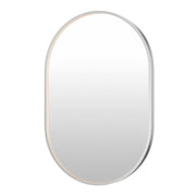 ET2 Lighting Elisse 1 Light LED Oval Mirror, Satin Nickel - E42074-SN