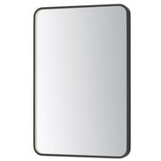 ET2 Lighting Elisse 1 Light LED Rectangle Mirror, Black - E42075-BK