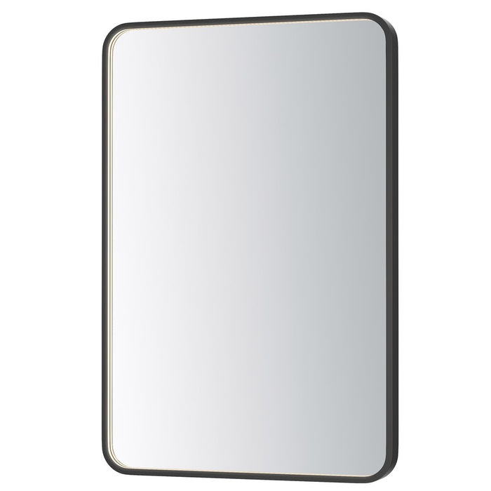 ET2 Lighting Elisse 1 Light LED Rectangle Mirror, Black - E42075-BK