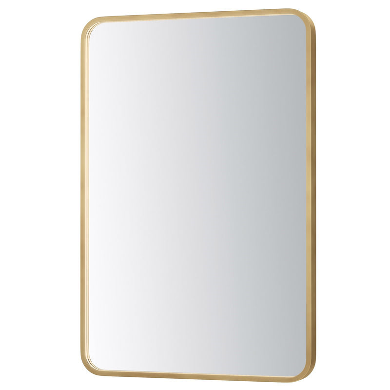 ET2 Lighting Elisse 1 Light LED Rectangle Mirror, Gold