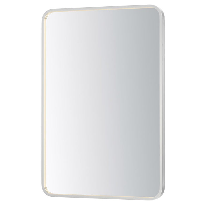 ET2 Lighting Elisse 1 Light LED Rectangle Mirror, Satin Nickel - E42075-SN