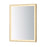 ET2 Lighting Framed 1 Light LED Mirror, Gold - E42091-GLD