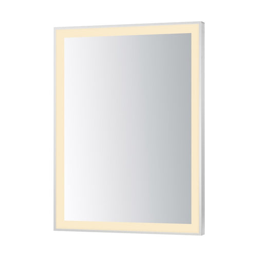 ET2 Lighting Framed 1 Light LED 32" Mirror, Satin Nickel - E42091-SN