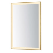 ET2 Lighting Framed 1 Light LED 24" Mirror, Gold - E42092-GLD