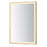 ET2 Lighting Framed 1 Light LED 24" Mirror, Gold - E42092-GLD