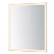 ET2 Lighting Framed 1 Light LED 30" Mirror, Satin Nickel - E42093-SN