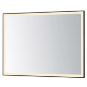 ET2 Lighting Framed 1 Light LED 48" Mirror, Black - E42094-BK