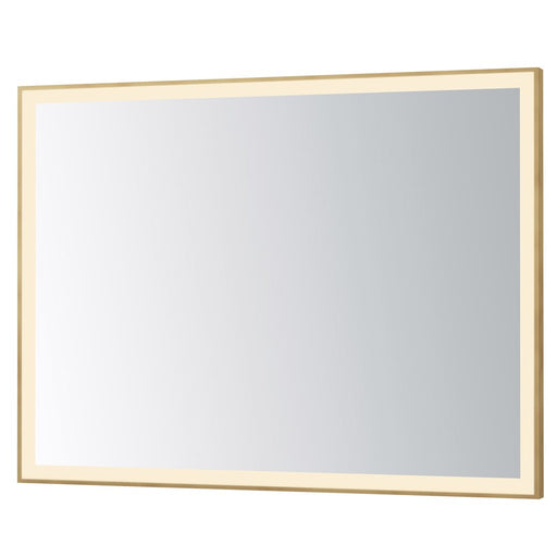 ET2 Lighting Framed 1 Light LED 48" Mirror, Gold - E42094-GLD