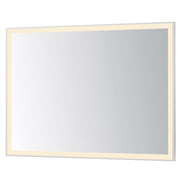 ET2 Lighting Framed 1 Light LED 48" Mirror, Satin Nickel - E42094-SN