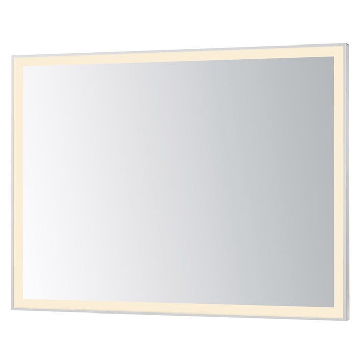 ET2 Lighting Framed 1 Light LED 48" Mirror, Satin Nickel - E42094-SN